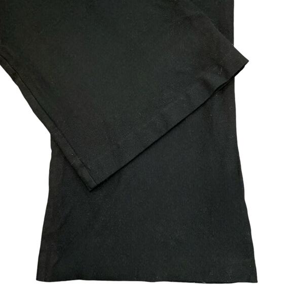 Eileen Fisher Plus Size 1X Black Stretchy Straight Leg Pull-on‎ Pants - Picture 6 of 6